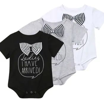 

Newborn Baby Kid Boy Summer Short Sleeve Bodysuit Jumpsuit Sunsuit Outfit