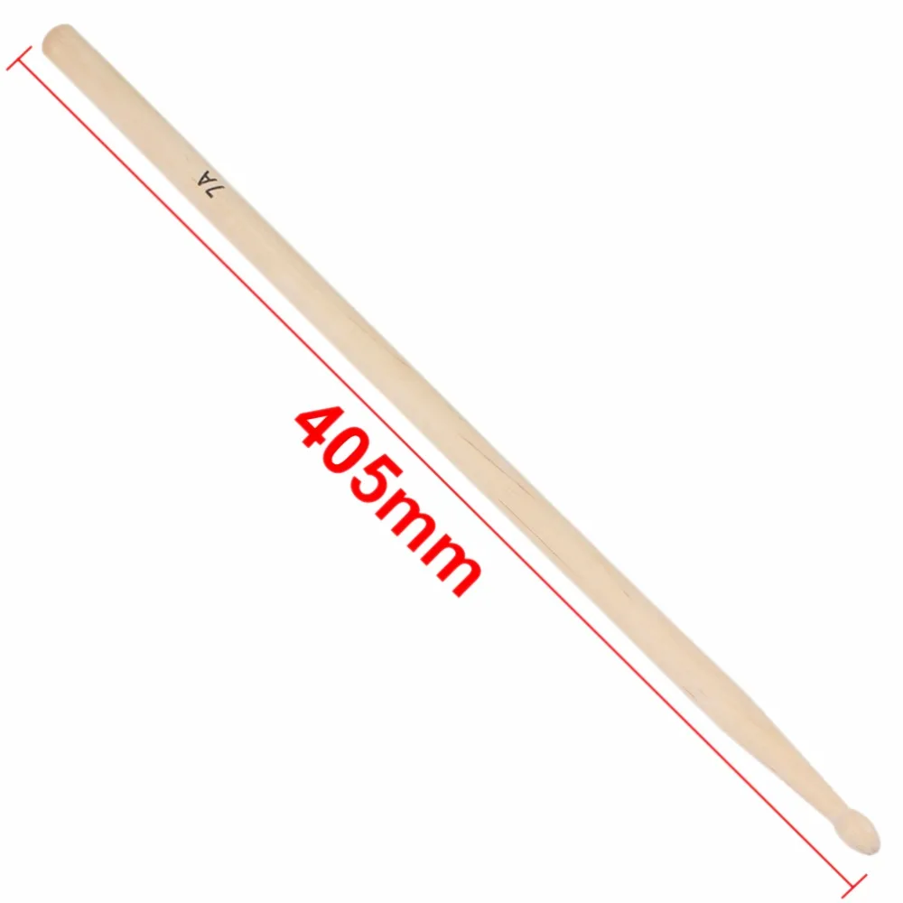 Percussion Instruments Maple Wood Drum Sticks 1 Pair 40.5cm 7A Drumsticks Parts & Accessories musical percussion instruments