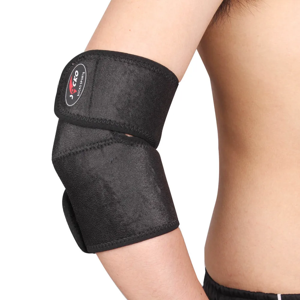 Free Shipping Sports Golf Elbow Pad Brace Support Wrap Adjustable Black