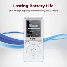 420mA Polymer Battery HIFI MP3 Player Audio Radio Walkman Speler FM Radio Built-in Memory Stereo 8G Flac DSD Screen E-Book