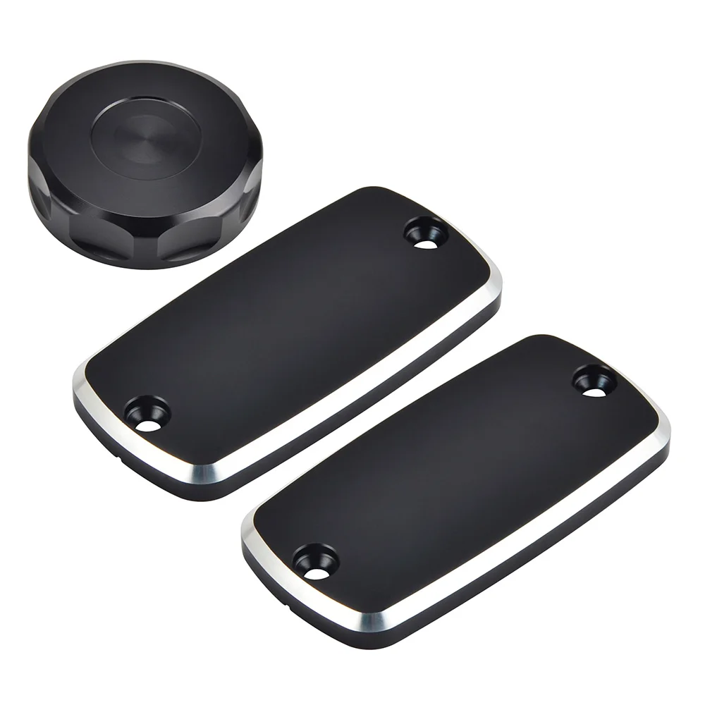 Front Rear Brake Clutch Master Cylinder Reservoir Covers Caps Kit For Honda CB1300SF CB1100 CBR1100XX ST1300 ST1100 X-4 VFR800