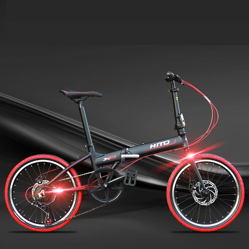 New Brand aluminum alloy 20/22 inch frame 6 speed folding bike outdoor BMX Disc brake bicicletas lady children bicycle