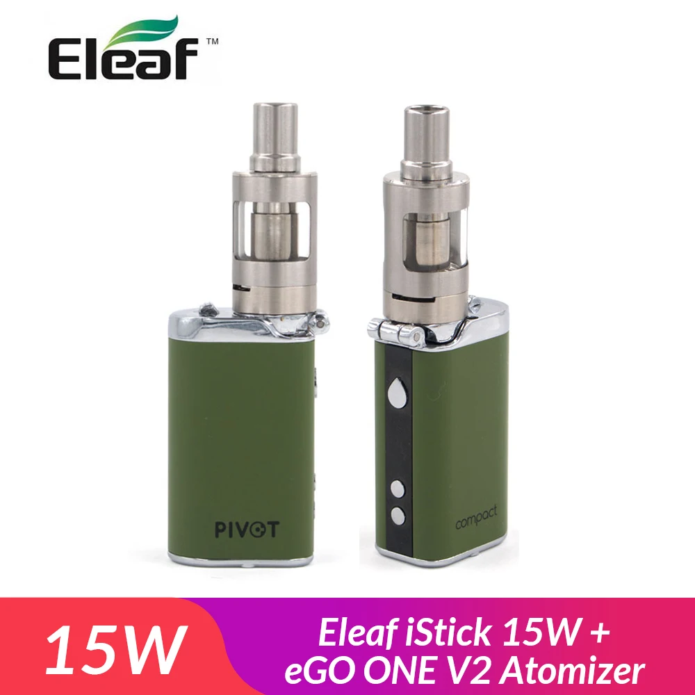 

Original Eleaf iStick 15W Special Edition Mod+ eGO ONE V2 Atomizer 2ml with Battery 1050mAh E-Cigaratte vape kit vs iStick 40W