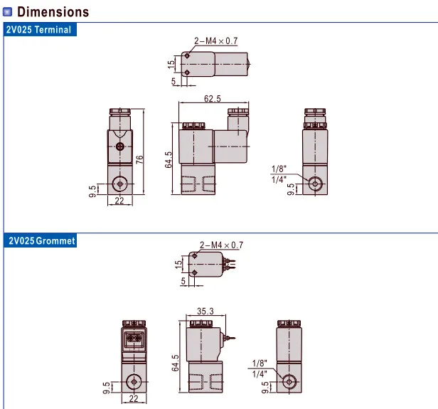 2V025-06 G1/8 2V025-08 G1/4 высококачественный Соленоидный клапан с двумя способами управления клапан заднего хода 110 В 220 В 380 в 12 В 24 в 36 В