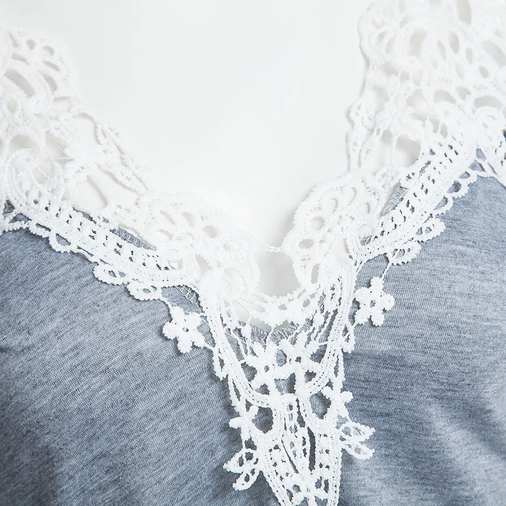 VESTLINDA Plus Size 4XL White Lace Blouses Sexy Female Vintage Top Chemise Femme Shirt Ladies Long Sleeve Big Size Women Clothes 9