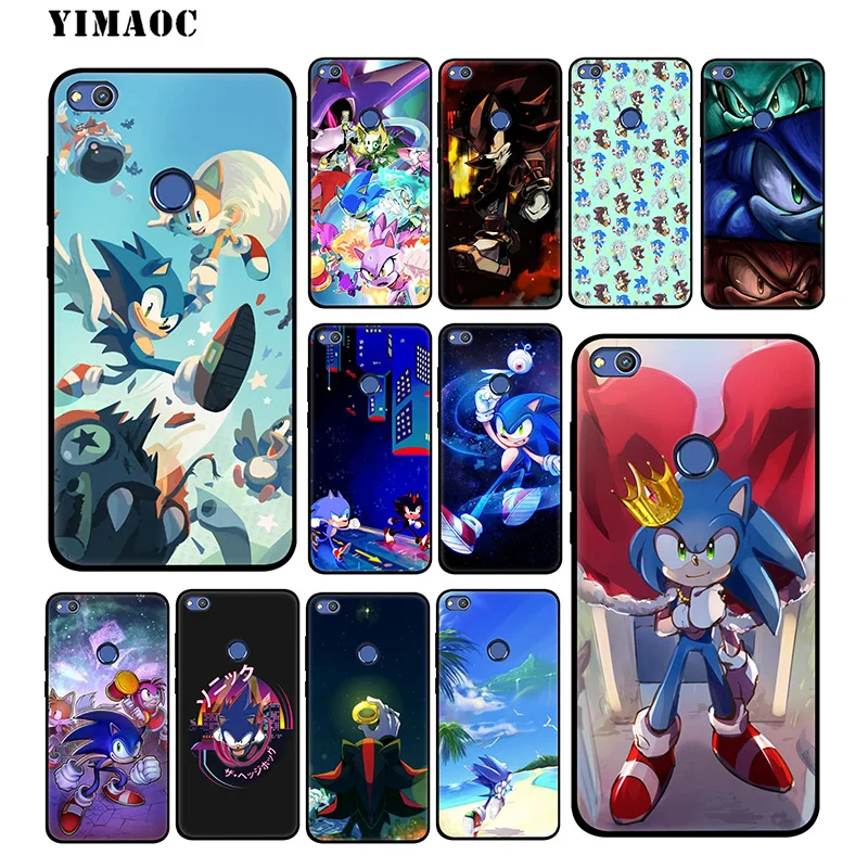 Yimaoc с Ёжиком Соником мягкий чехол для huawei Honor вид 20 10 8X8 8C 6A 7A 7X 7C Lite рro Y9 Y7 Y6 Prime 2018 2017