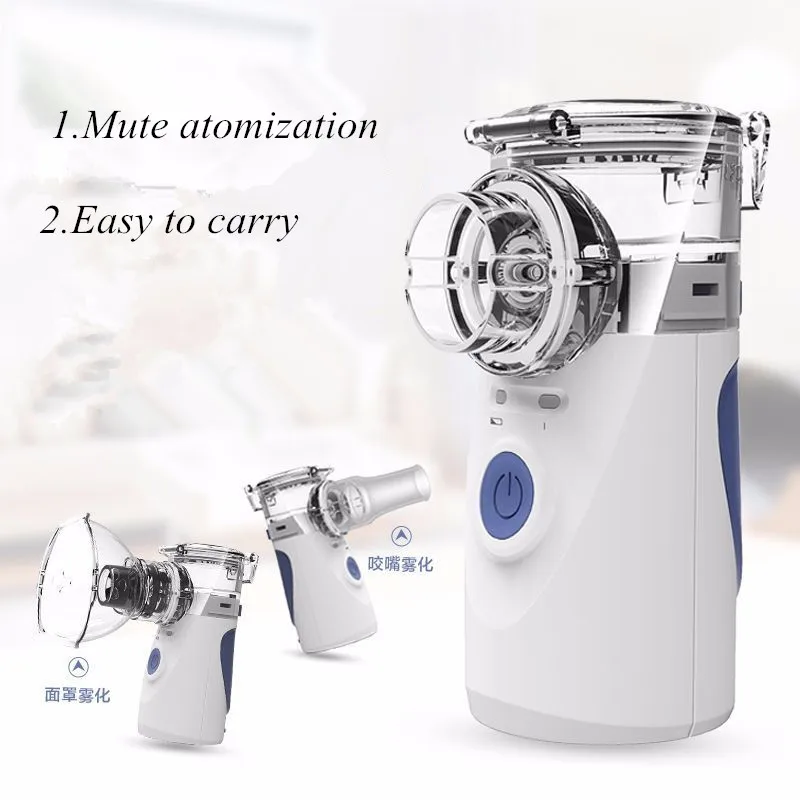 

Handheld MINI Portable Steaming Devices Ultrasonic Nebuliser Inhaler Nebulizer Mesh Humidifier Atomizer Respirator
