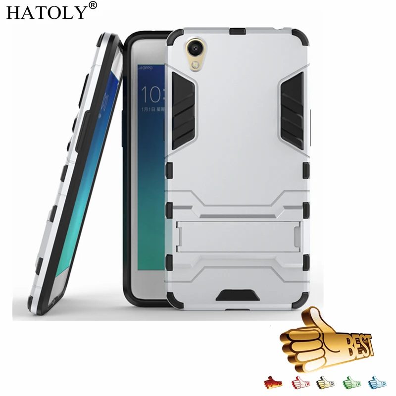 Защитный чехол HATOLY для OPPO A37 ударопрочный гибридный силиконовый телефона 5 дюймов