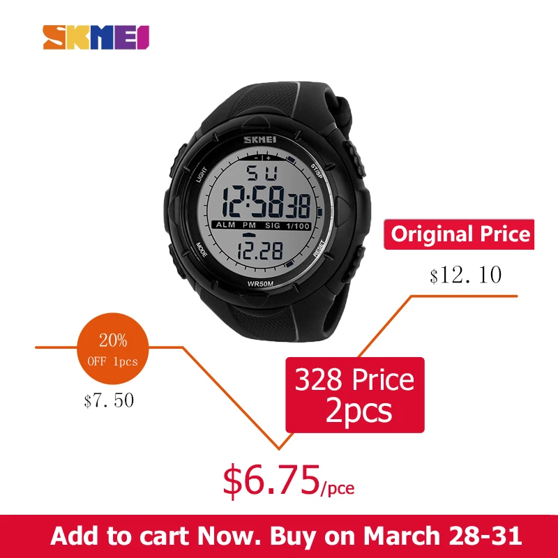 SKMEI العلامة التجارية جديد الرجال LED الرقمية ووتش العسكرية 50 M للماء الرياضة الساعات الأزياء في الهواء الطلق المعصم Relogio Masculino