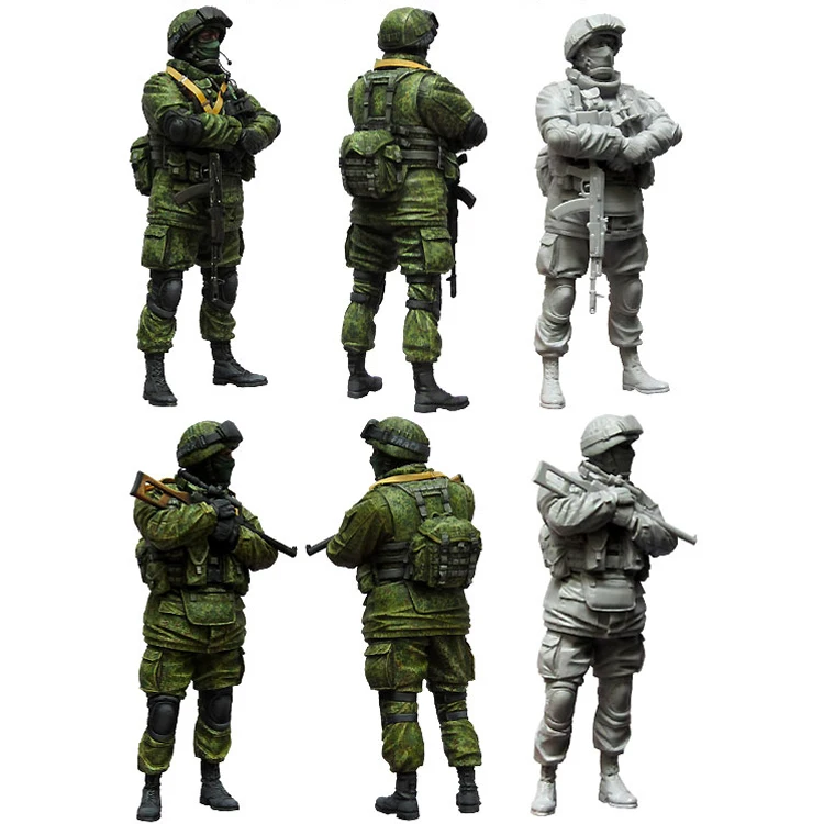 1/35 современные российские солдаты (Крым) 2 человек модель солдатика из смолы GK
