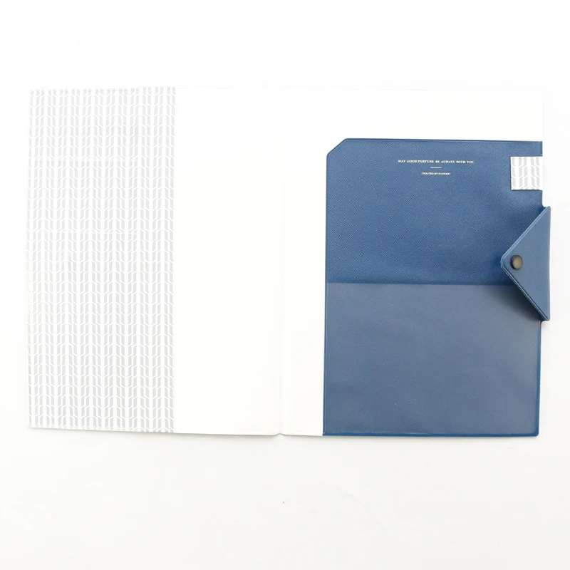 Domikee A4 large Korea leather cute office school document organzier folder stationery,fine candy student paper clipboard holder