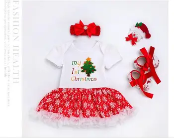 

3pcs/set reborn baby dolls clothes 50-57cm baby reborn bebe alive Christmas tree pattern birthday Xmas gift stylish clothing