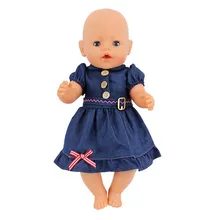 43cm Zapf Baby Born Doll Clothes All kinds of style clothes children Christmas gift free shipping the doll m2829