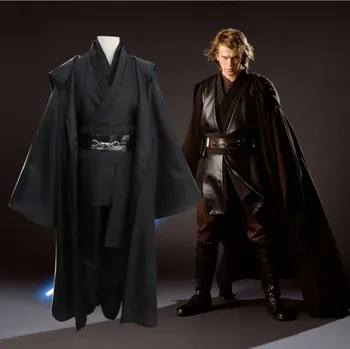 

Fantasia Adult Male Moive Anakin Skywalker Replica Jedi Halloween Cosplay Men's Jedi Knight Costume For Men Plus Size XL 3XL