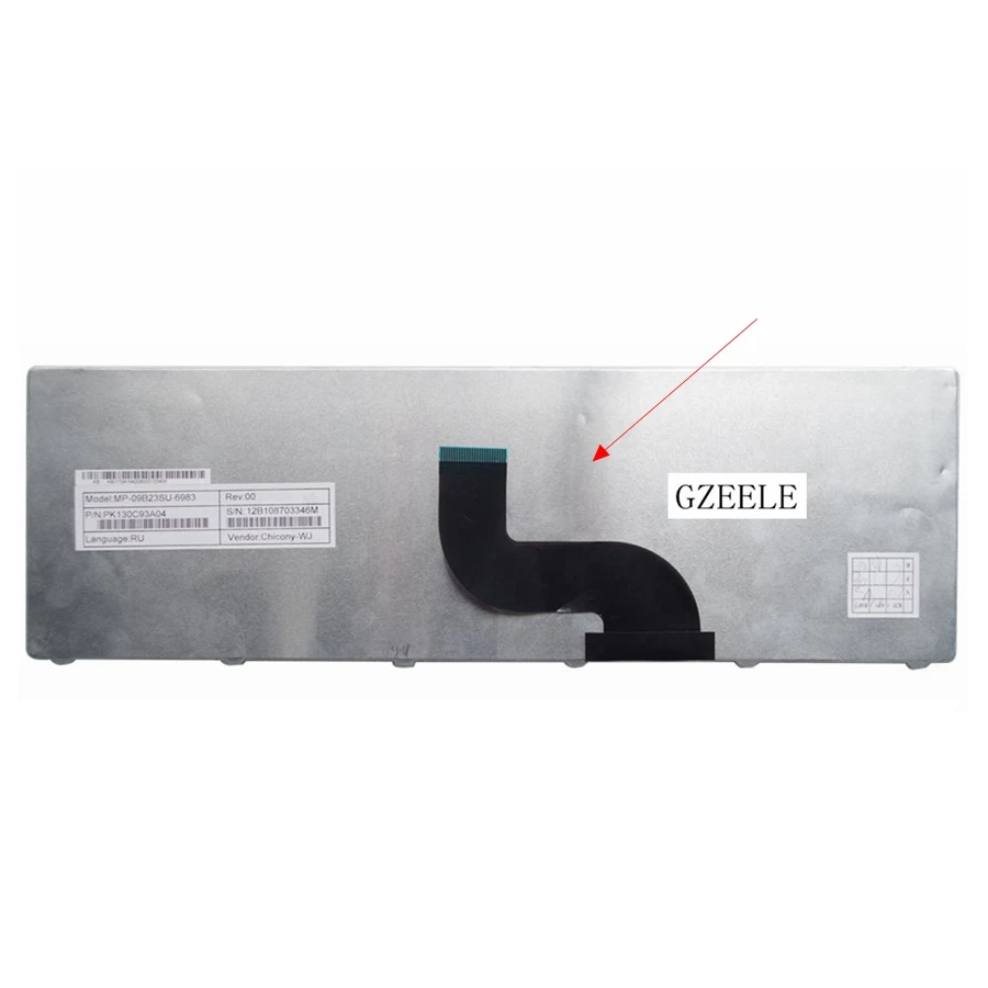 Клавиатура для ноутбука GZEELE Русская клавиатура Acer Aspire 5742G 5740 5742 5810T 7735 7551 5336 5410 5536G