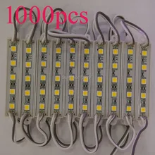 DHL/FedEx 1000 шт./лот, белый/теплый белый/красный/зеленый/синий DC12V IP65 Водонепроницаемый 5050 SMD 5 светодиодный модуль 9016883