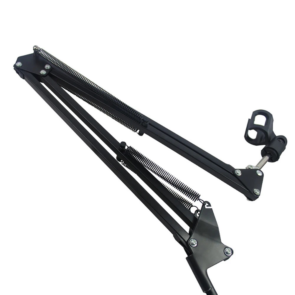 

Pro Mic Stand Microphone Scissor Arm Suspension Boom Mount Shock Holder Studio Sound Broadcasting