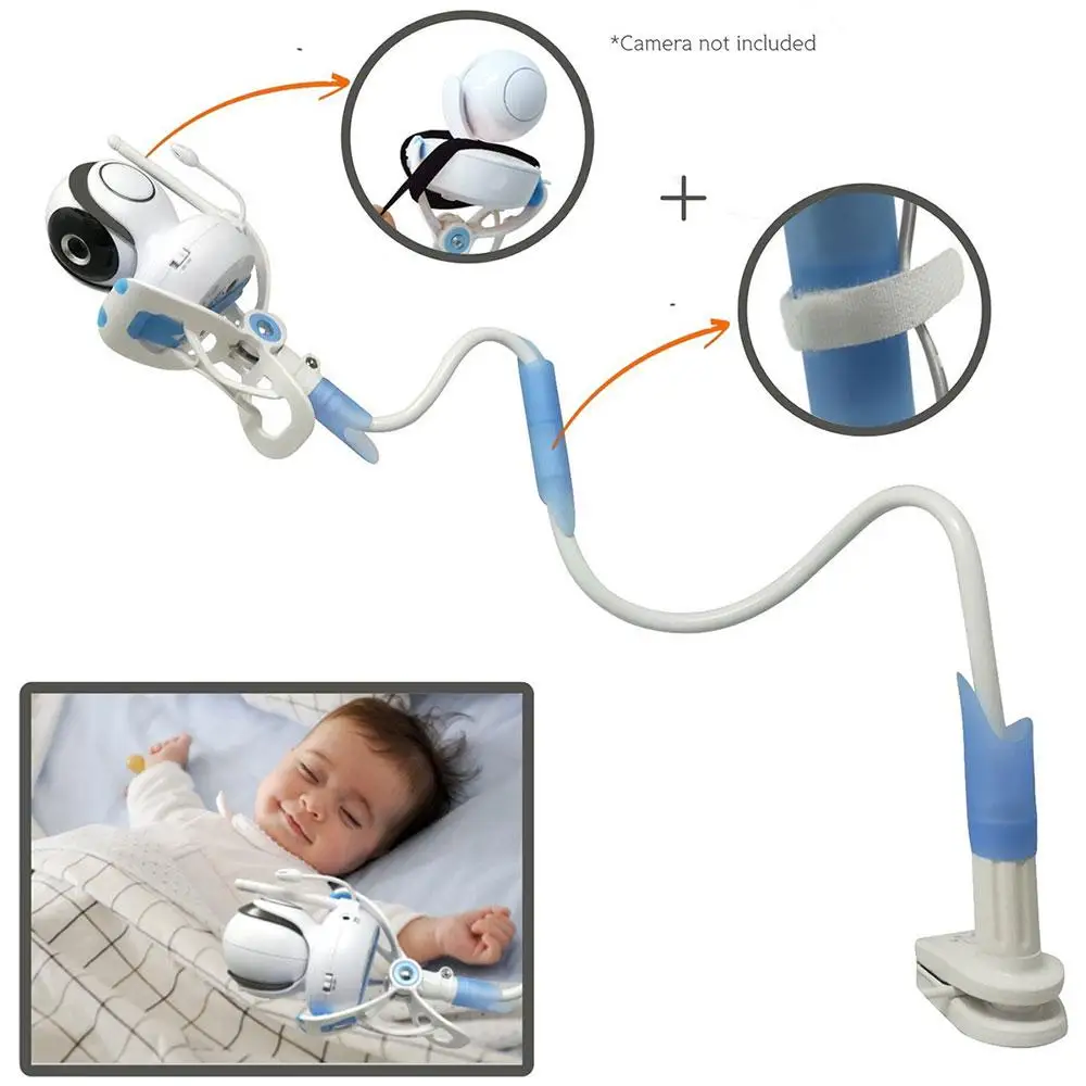 

Multifunction Universal Monitor Stand Bed Lazy Cradle Long Arm Adjustable 85cm Wall Mount Camera For Shelf For Baby Monitor
