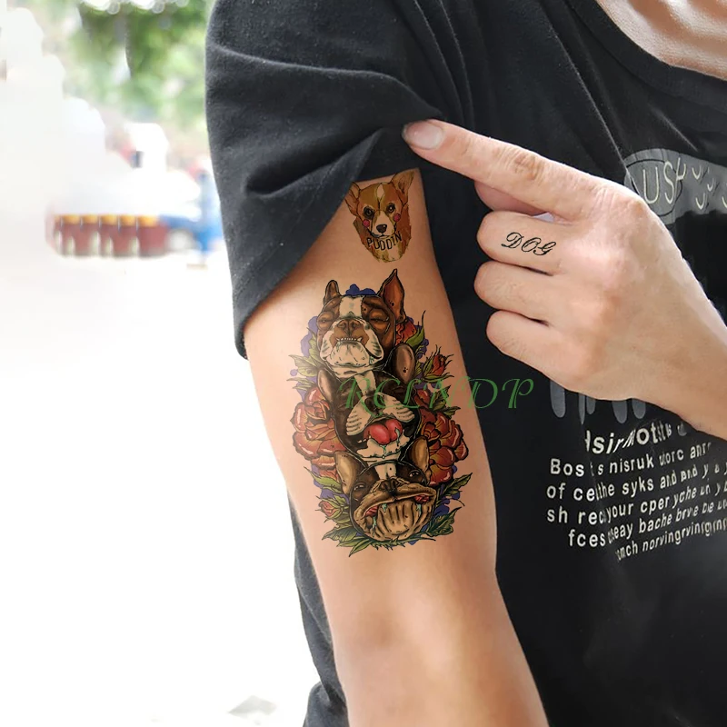 Водостойкая временная татуировка наклейка письмо слово поддельные тату флэш-тату рука палец татуировки для мужчин женщин ребенок девушка