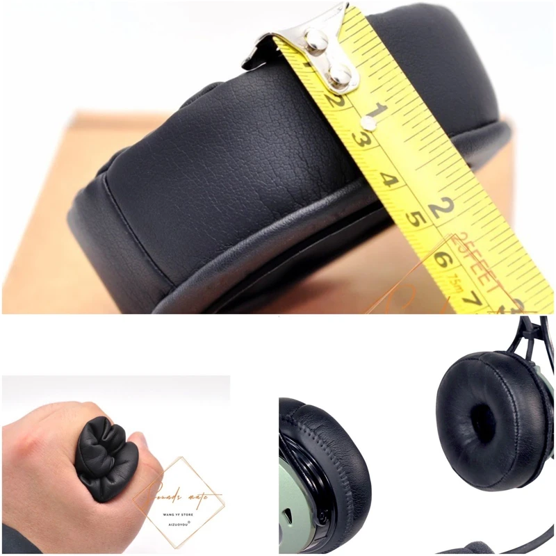 

Super Thick Memory Foam Pads EarPads For David Clark DC PRO-X Aviation Headset Headphone Pilot Sponge Cushion
