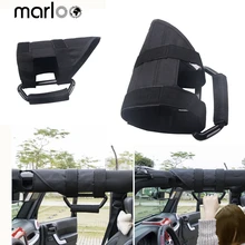 Marloo Wrangler grab alça de metal com 3 “acolchoado roll bar para Jeep JK JKU JL Esportes/Sahara/Liberdade/Rubicon X Unlimited X