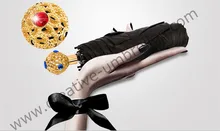 106cm three fold anti-uv anti-thunder umbrella sap
