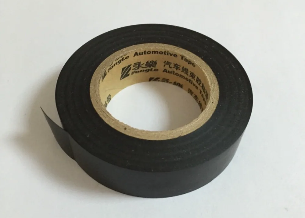 RoSH 40MTS automotive vehicle Electrical Insulation tape black PVC