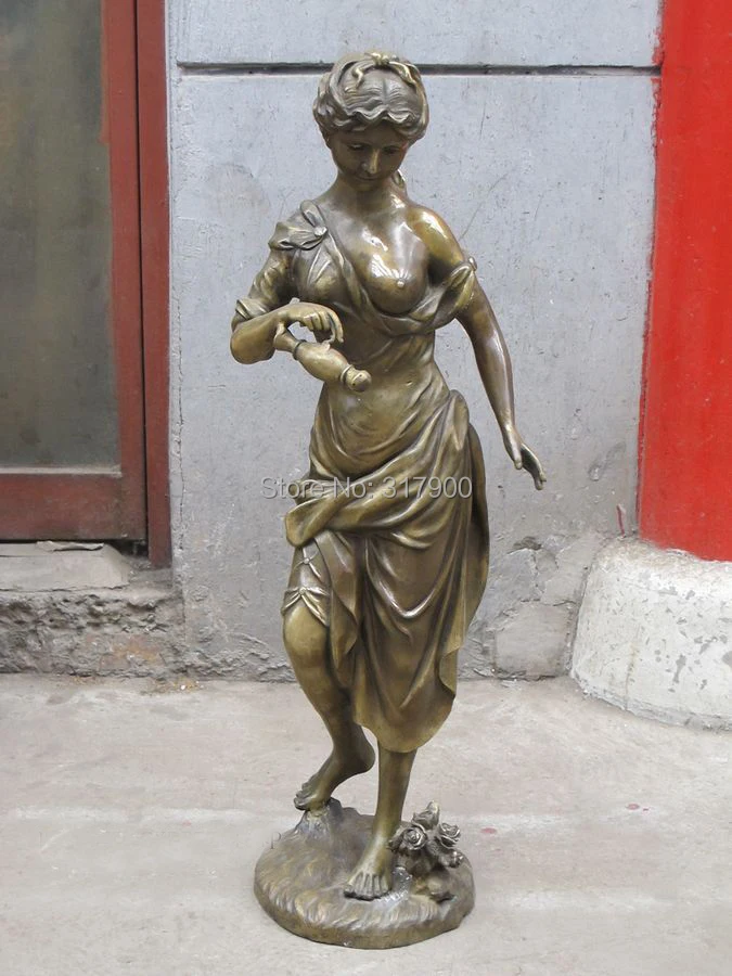 31-Western-Art-Bronze-sculpture-Statue-topless-nude-woman-Sex-water-bottle-belle.jpg
