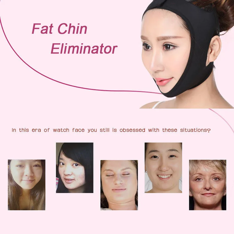 

Slim Face Shaper Mask! Breathable Slimming Bandage Eliminate Double Chin Product And Make Your Face Thin Effective T0170SHF