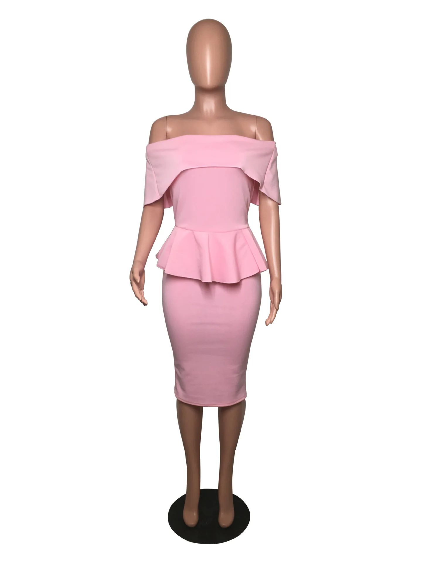 Элегантное платье с вырезом лодочкой для женщин женские платья оборками летняя