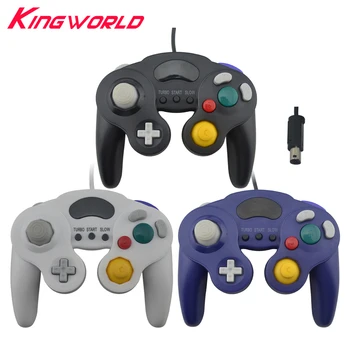 

2pcs High quality Wired Gamepad Controller Joystick With Three Button for G-ameC-ube N-G-C