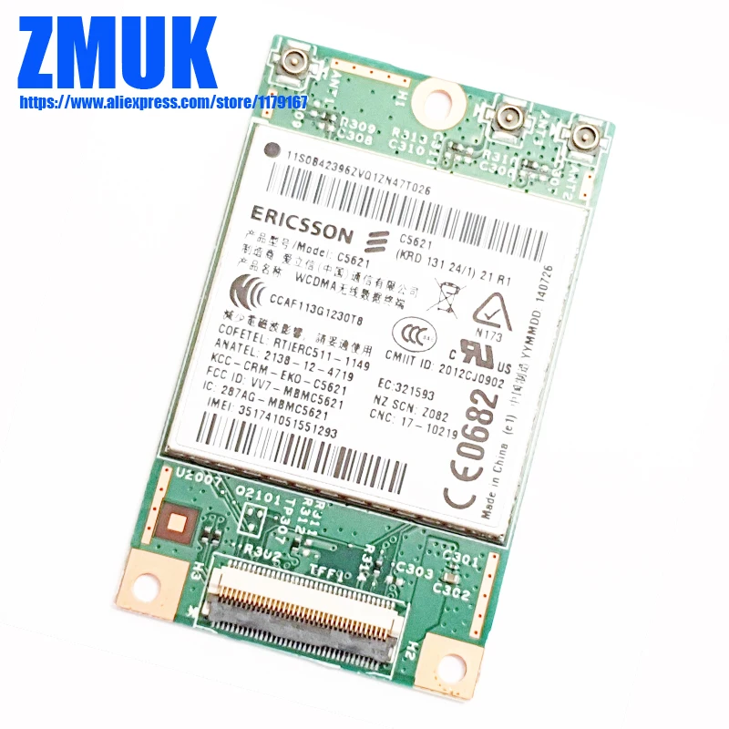 Ericsson C5621 Wwan 3G Modulo Per Lenovo Thinkpad X1 Helix Del Computer Portatile, P/N 04X3797