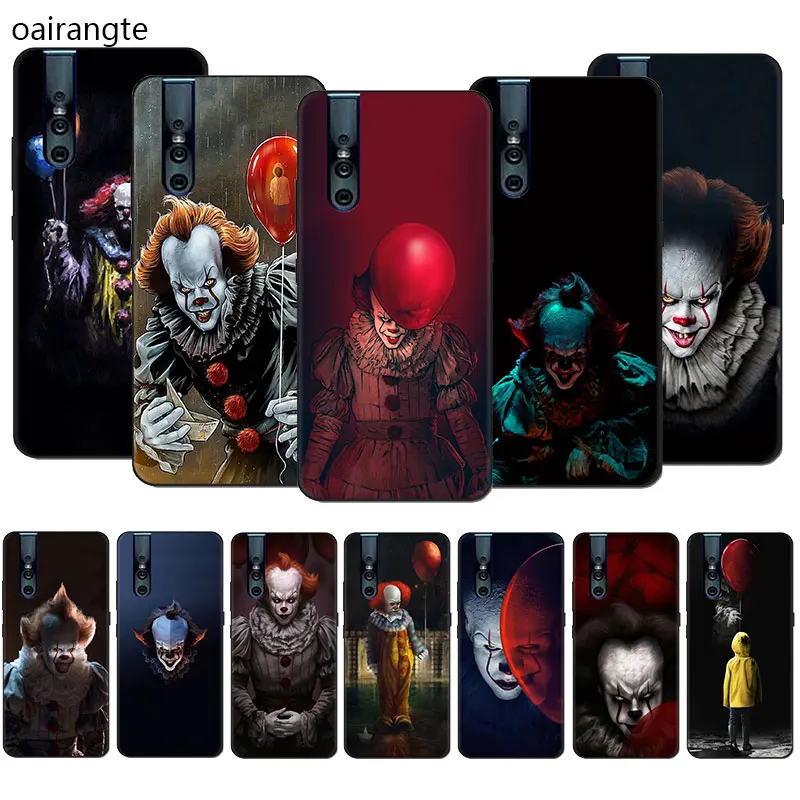 

Clown Float It Silicone phone case for VIVO V15 V11 Pro V9 V7 V5 Y17 Y55s Y69 Y71 Y81s Y91C Y93 Y66 X9s