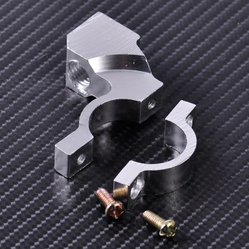 Алюминиевый зажим держатель для Руля Мотоцикла 7/8 дюйма 2 шт.|mirror mount holder|handlebar mirror