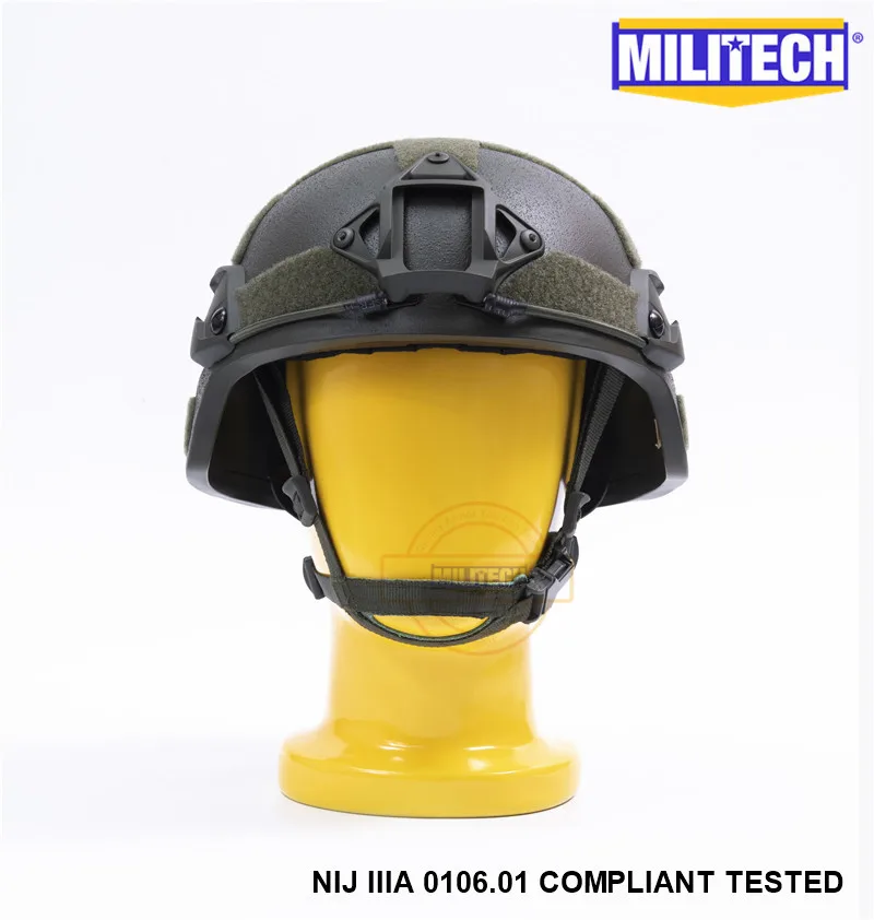 MILITECH OD MICH ACH ARC OCC Dial Liner NIJ уровень IIIA 3A арамидный пуленепробиваемый баллистический шлем с тактическим баллистическим козырьком набор