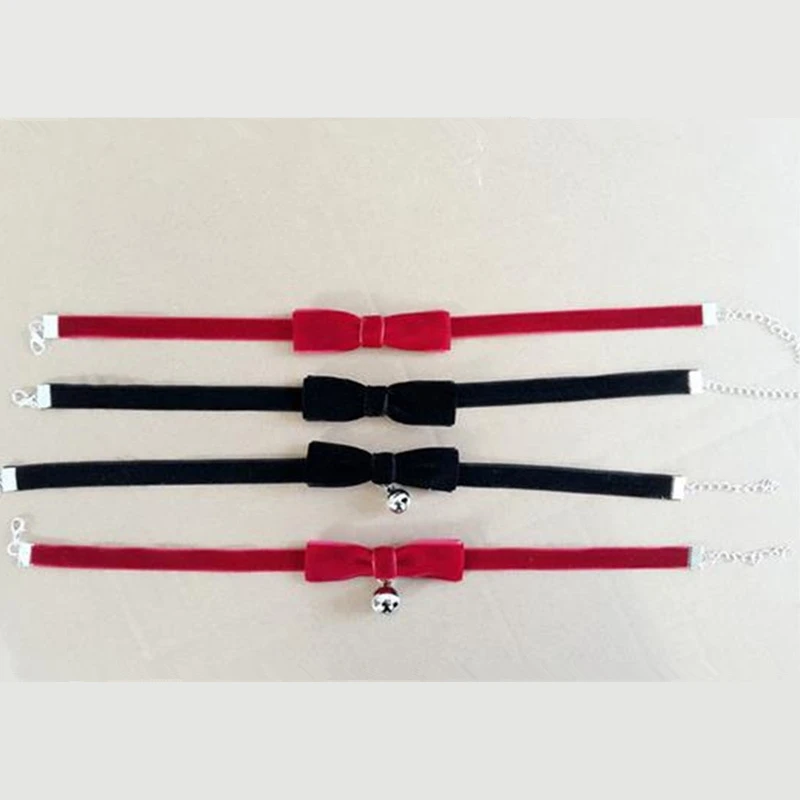 

Fashion Velvet Choker Bow Tie Necklaces Woman Punk Collar Jewelry Female Ribbon Statement Necklace Party Gift Trinket Ras Du Cou