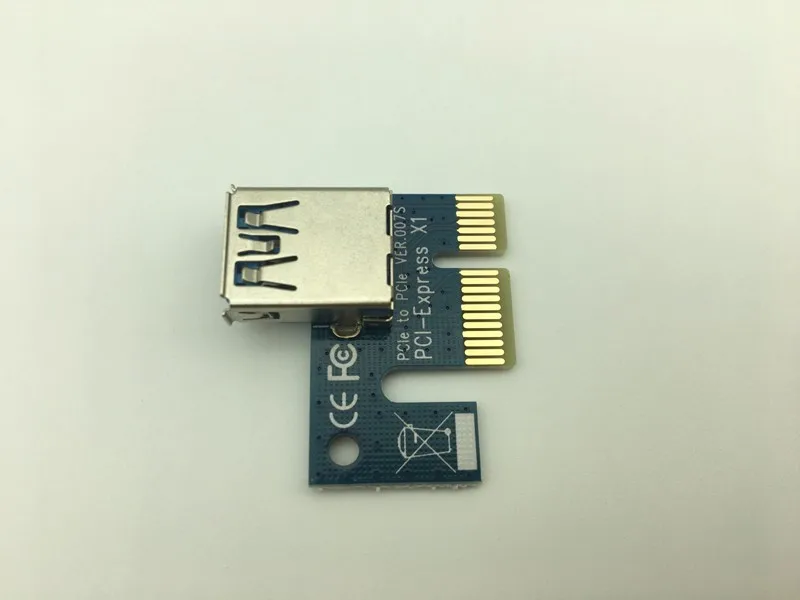 Riser Card PCI-E 1X to 16X Графический кабель-удлинитель для майнинга расширенная линия USB 3,0 PCI Express карта для BTC Mining дропшиппинг