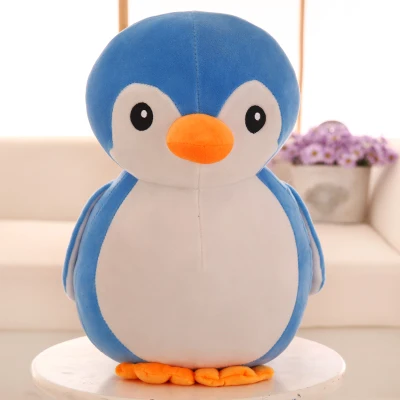 peluche pingouin bleu