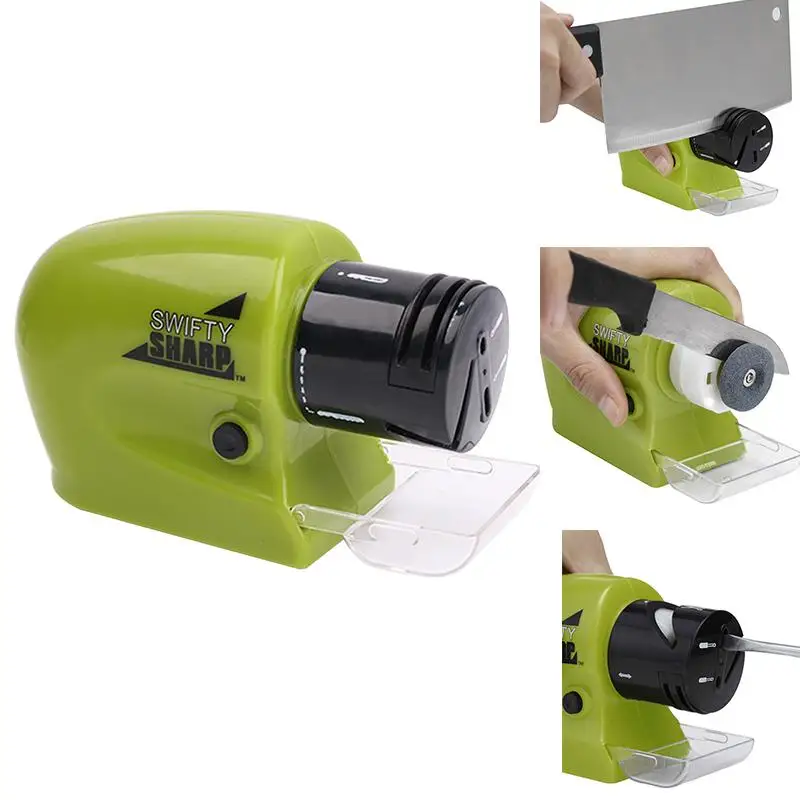 Hot sharpener for knives kitchen accessories Swifty Sharp Precision Power Sharpening Diamond Motorized Knife Sharpener Household | Дом и сад
