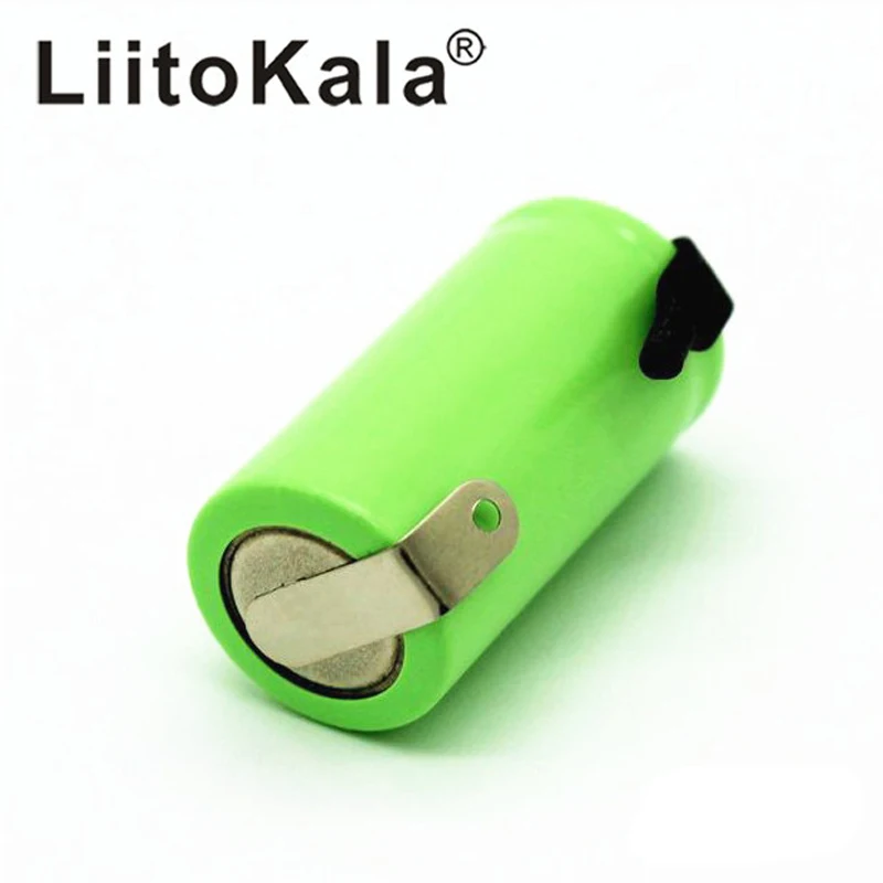 LiitoKala 2/3 AA перезаряжаемая батарея 600mAh Ni Cd nicd 1 2 V батареи синего цвета чем больше