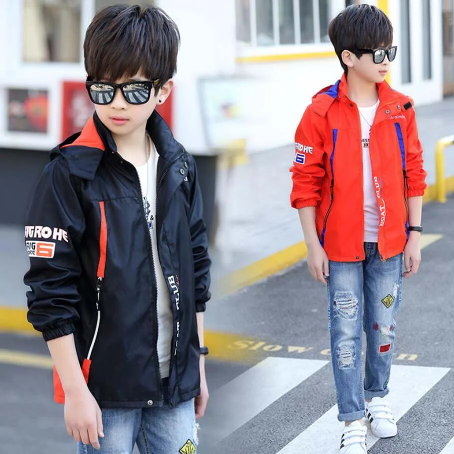 Beste Lente jongens jas 3 13T jongens outdoor kleding kinderen hoge kwaliteit windjack kids sport jas cyling huid adventure mountain