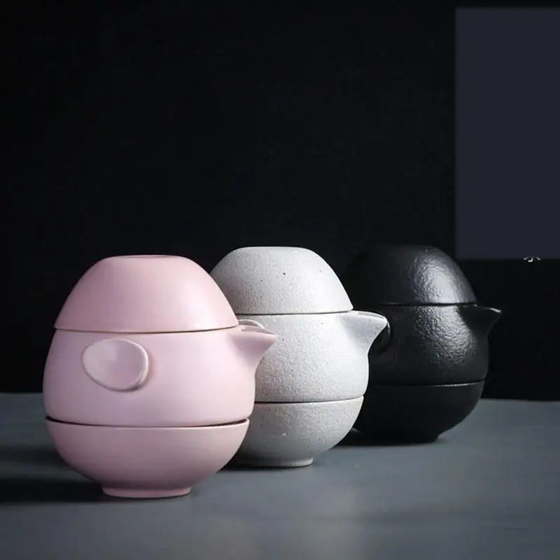 Chinese Kung Fu Tea Set Ceramic Portable Set Travel Gaiwan Teapot Kettle Cup Of Tea Ceremony Retro Black Teacup Home Office Gift Chinese Kung Fu Tea Set Ceramic Portable Set Travel Gaiwan Teapot Kettle Cup Of Tea Ceremony Retro Black Teacup Home Office Gift