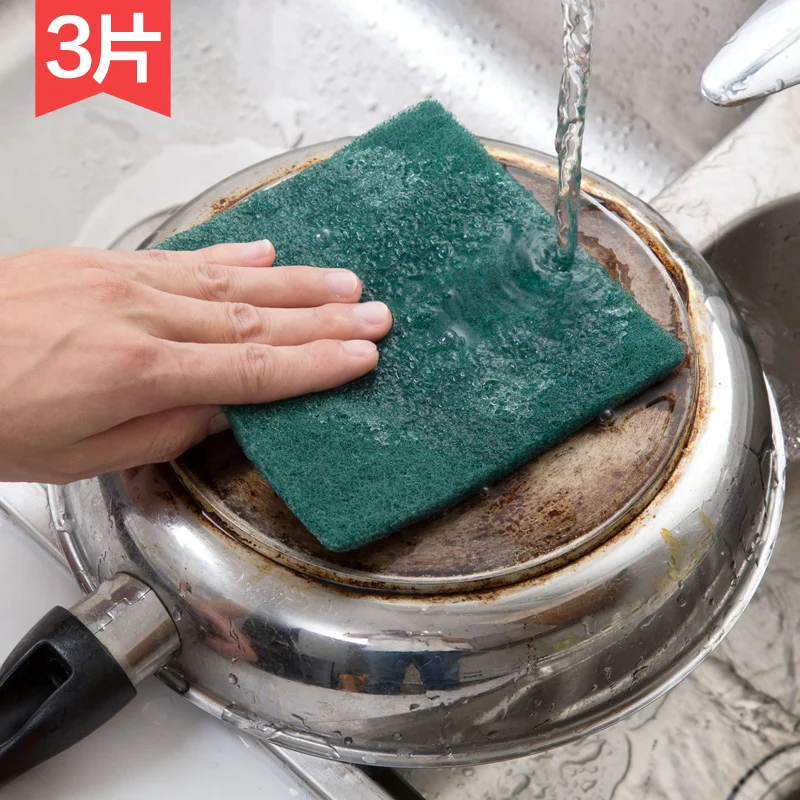 Emery sponge wipe kitchen dish scouring pad Clean decontamination