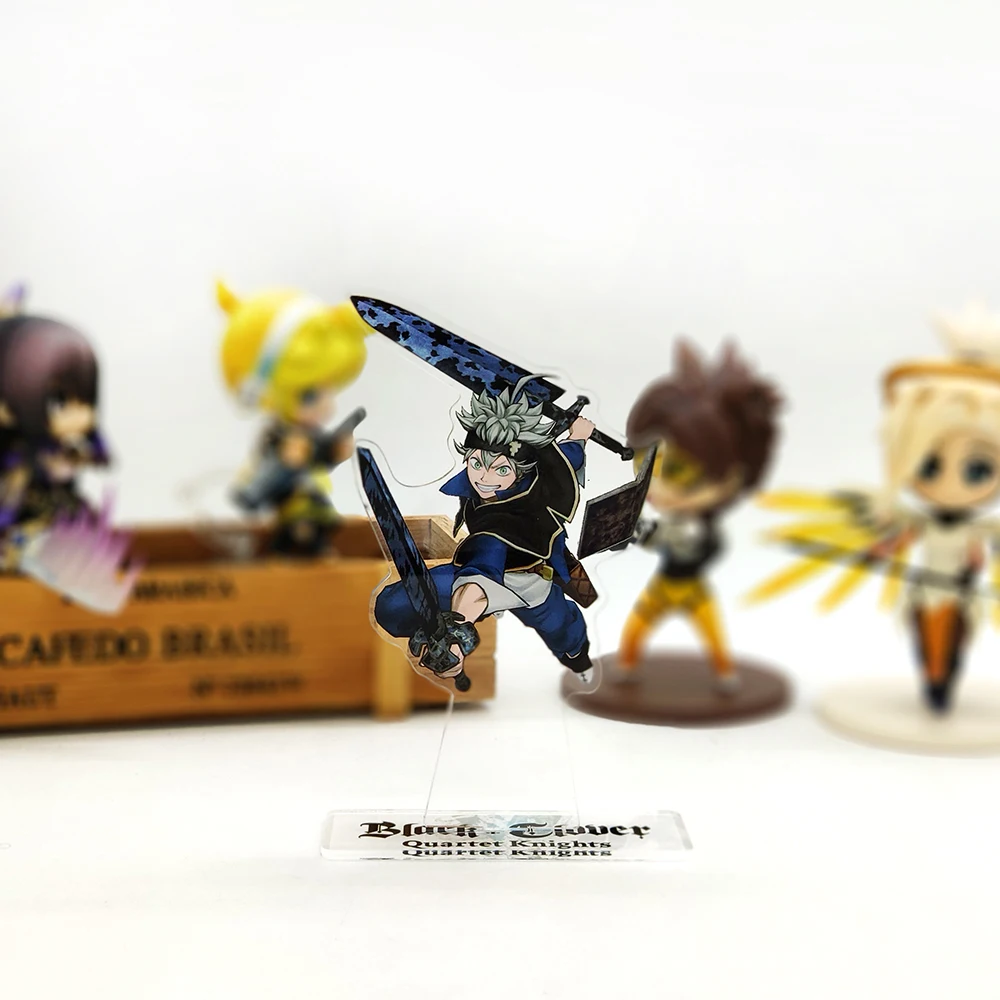 Love Thank You Black Clover Asta 5 листов Волшебная модель двухсторонняя пластина держатель