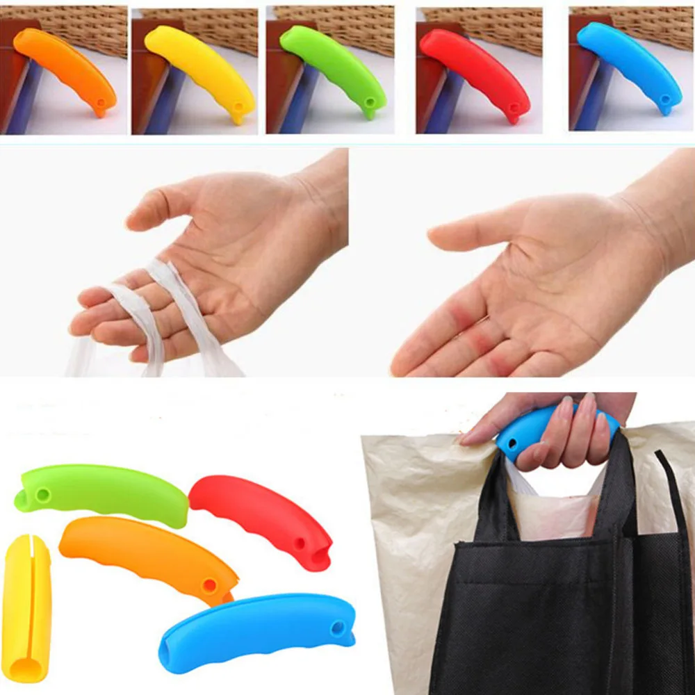 1Pcs Silicone Carry Bags Anti Lost Bag Hooks Inside Built key Holder