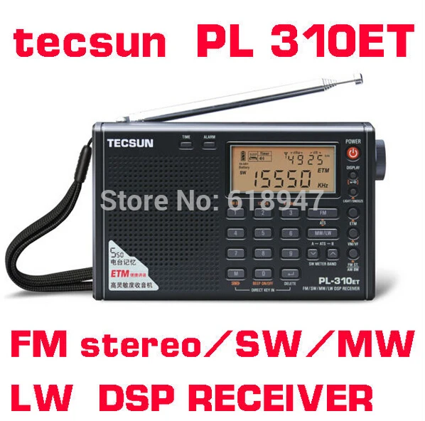 

Tecsun PL310ET Full Band Radio Digital Demodulator FM/AM Stereo Radio TECSUN PL-310