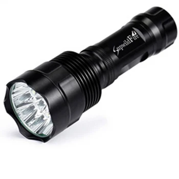 

MUQGEW T6 LED 5Mode 18650 Flashlight Torch Light Lamp 2017 Newest Hot Sell Drop Shipping Super Bright 22000Lm 9x CREE XM-L