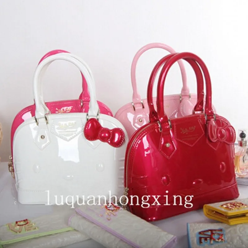 2018 Hello Kitty Bag Leather Women Female Tote Designer Shell 2018 Hello Kitty Bag Leather Women Female Tote Designer Shell Handbags High Quality Bags Clutch Bolsas Femininas Couro 49 In Top Handle From Luggage