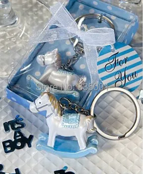 

Baby shower party favor gift--baby souvenir keychain horse keychain for baby born gifts giveaways for guest 100pcs/lot