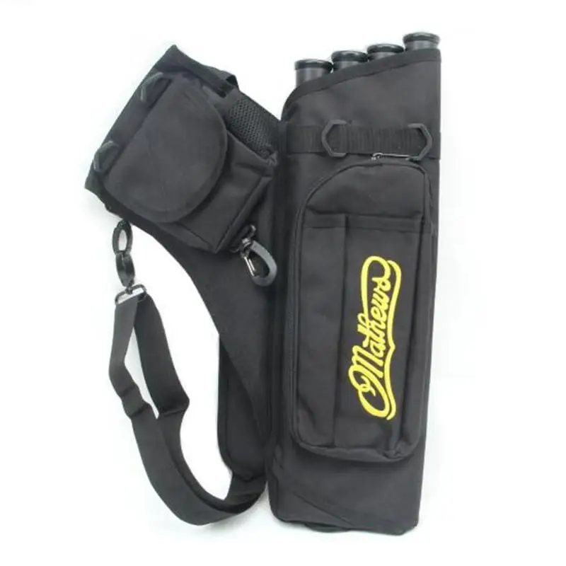 Preise Mounchain jagd Pfeil tasche 4 Rohre Pfeil Köcher für Bogenschießen Jagd Pfeile Halter Tasche mit Verstellbaren Riemen jagd zubehör